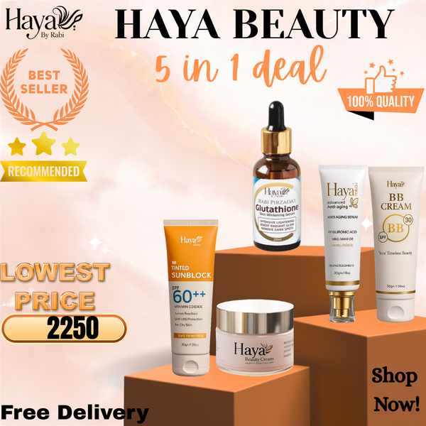 ✨ Haya Beauty – Pack of 5 (Limited Time Deal)