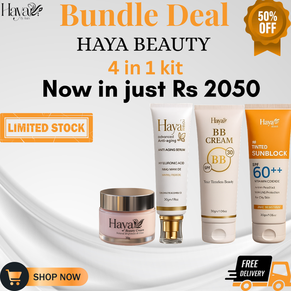 Haya Beauty 4-in-1 Kit – Glow Up with Confidence